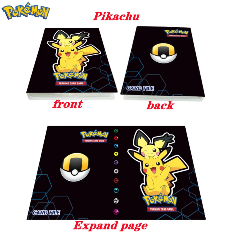 

Карты покемона, мультяшная книга Takara Tomy, Детская анимация, 240 штук, подарки для детей, 1 случайный выбор