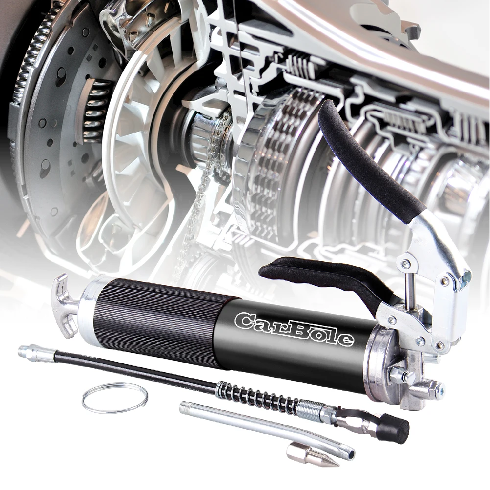 Смазочный пистолет черный красный синий мощный 6000 фунтов на кв. дюйм 400 куб. См 14