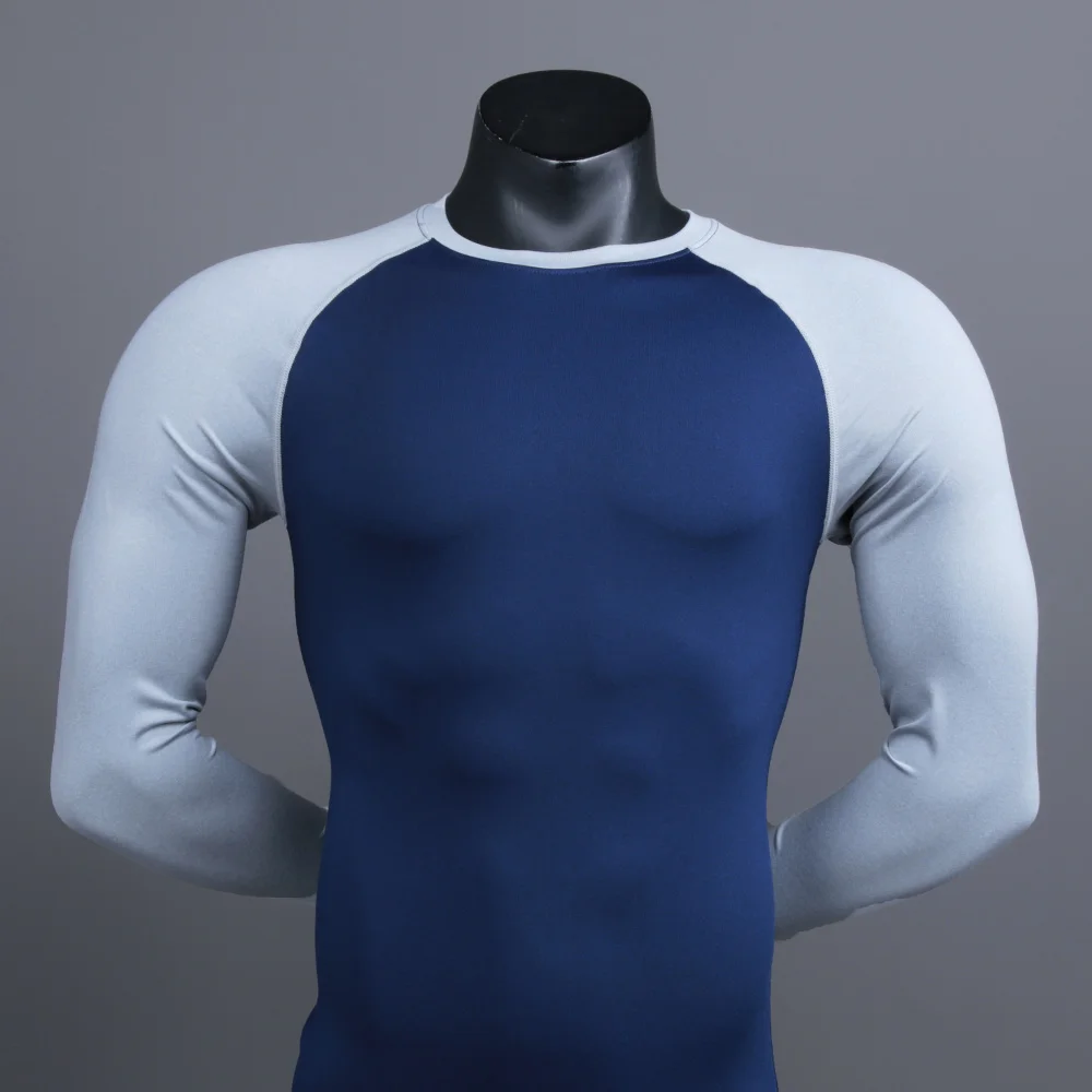 Long Sleeve Fitness Gym Clothes Men's Running T Shirt Compression Autumn Sport Shirts Cycling Stretch Sports Clothing Male Shirt