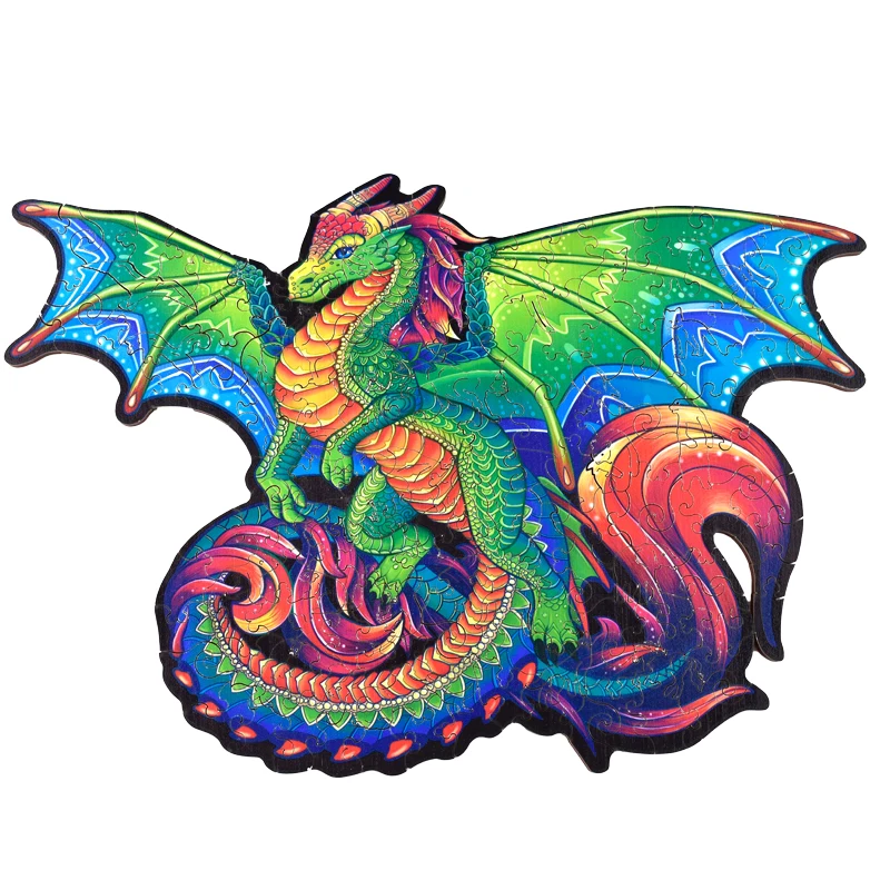 

Unique Wooden Puzzle Game Mysterious Cartoon Animal Shape Adult Wooden Puzzle Diy Crafts Interactive Toy Christmas Gift