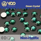 VDD Горячая фиксациянаклеиваемая Стразы Толстовка ложный кристаллы для ногтей камень кристалл аппликация Стразы пришитые стразы s набор изумруд 224