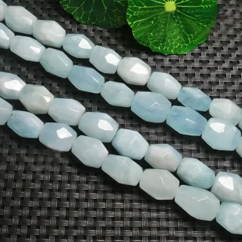 Irregular Shape Faceted Different Materials Natural Stone DIY Jewelry Loose Beads 15