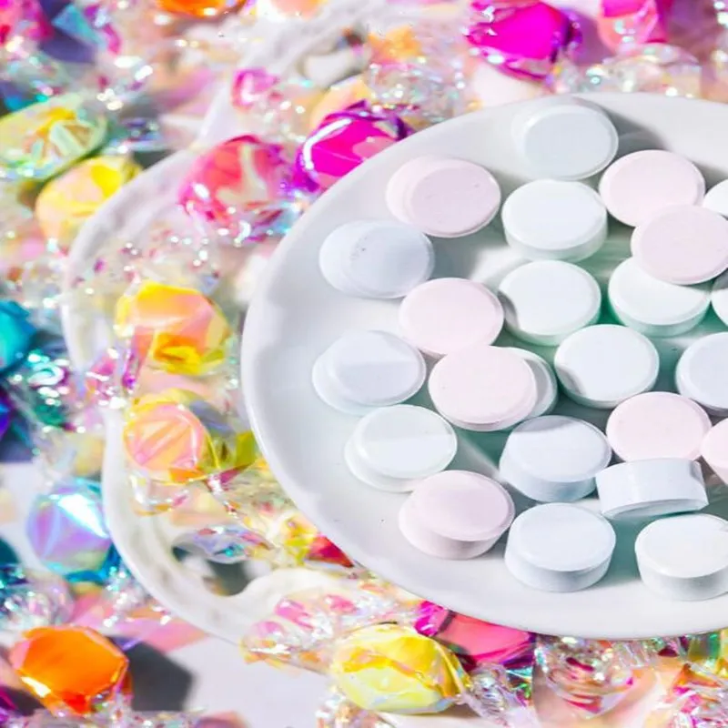 

Mint candy colorful thousand paper crane candy creative bulk snack candy 100g