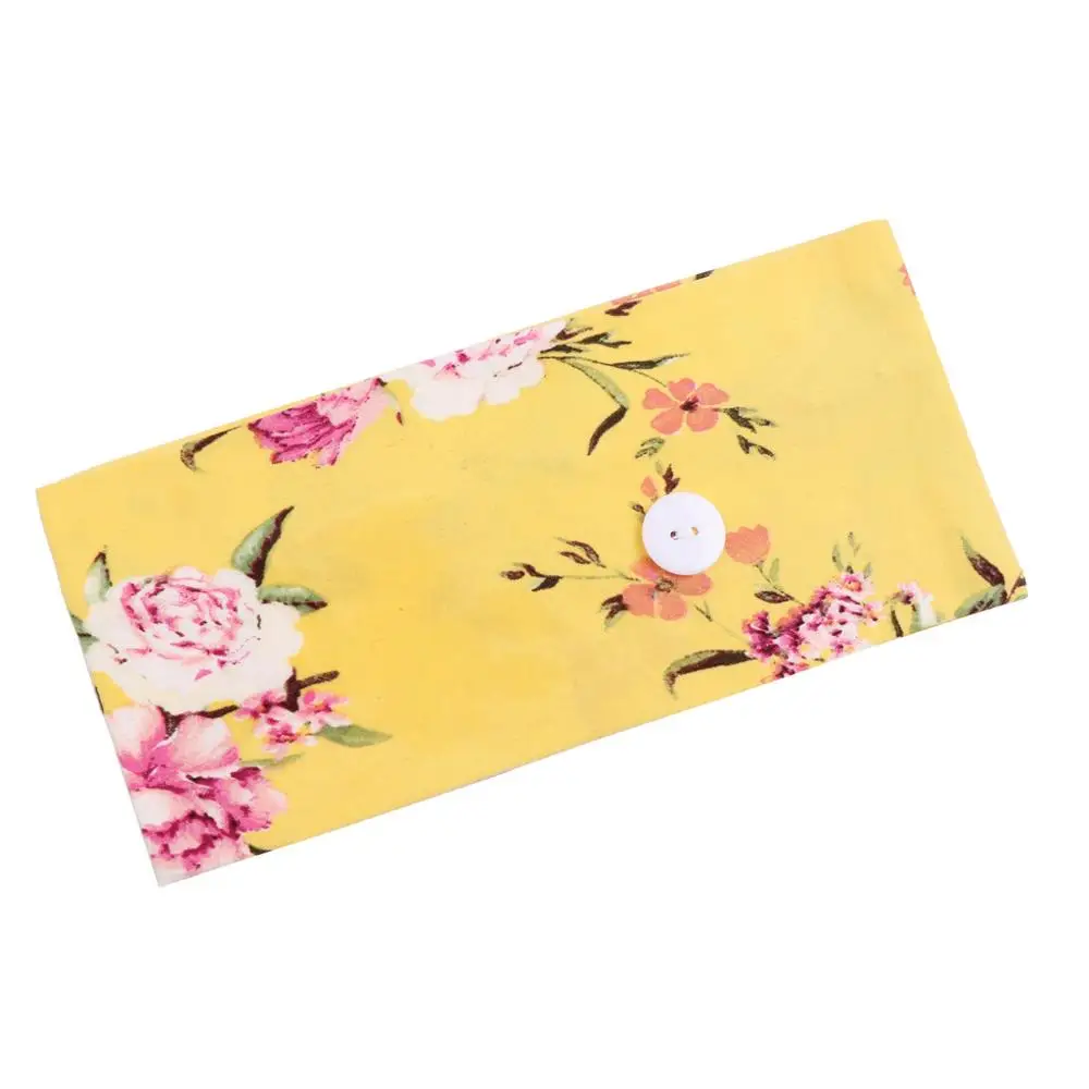 Женская Цветочная повязка на голову с пуговицами | Тематическая одежда и