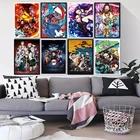 Японское аниме, изображение рассекающего демонов, искусство, домашний декор, качественная Картина на холсте, Постер для спальни, гостиной, детской комнаты, дивана, Настенный декор A1121