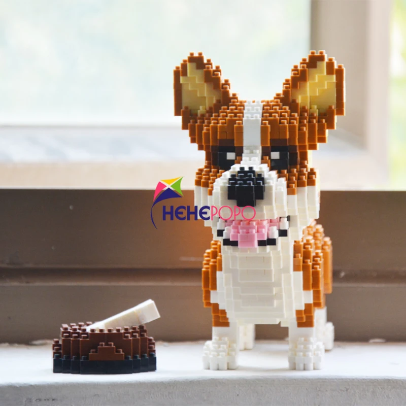 1237 шт. алмазные микро-блоки Corgi Keji модель среднего размера строительные блоки