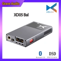 xduoo xd05 bal hifi portable decoding headphone amplifier xd 05 balanced dac dual es9038 1000mw output power 32bit768khz dsd512