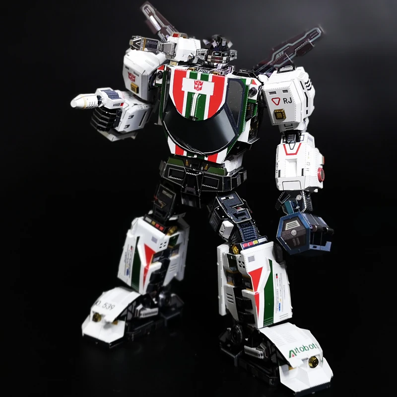 MU 3D металлическая головоломка Wheeljack G1 сменные детали DIY сборка лазерная резка