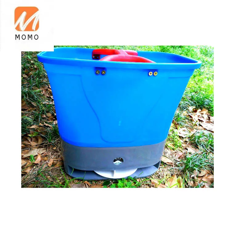 

High quality 25 w 12 v Knapsack fertilizer spreader/small household fertilizer spreader for agriculture