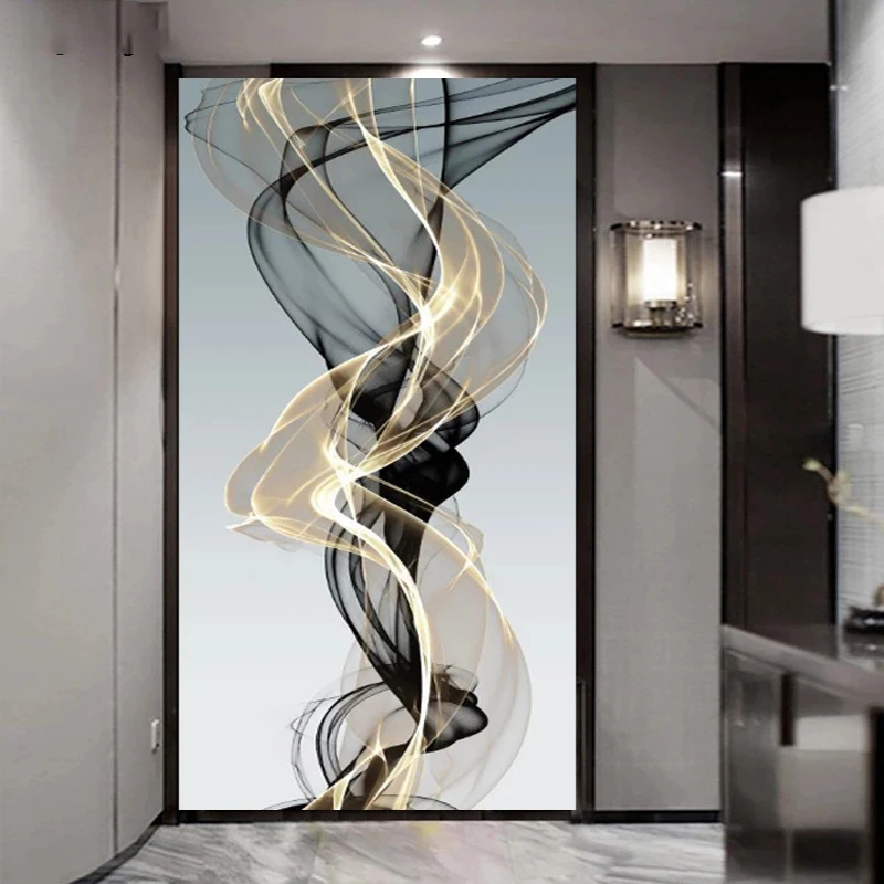 

Luxury Abstract Ribbon Canvas Painting Nordic Posters and Prints wall art pictures for Living Room Bedroom Modern Home Decor