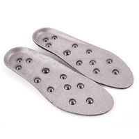 2 pairs foot slow pressure insole acupoint magnet therapy to absorb sweat shock absorption sports massage insole free shipping