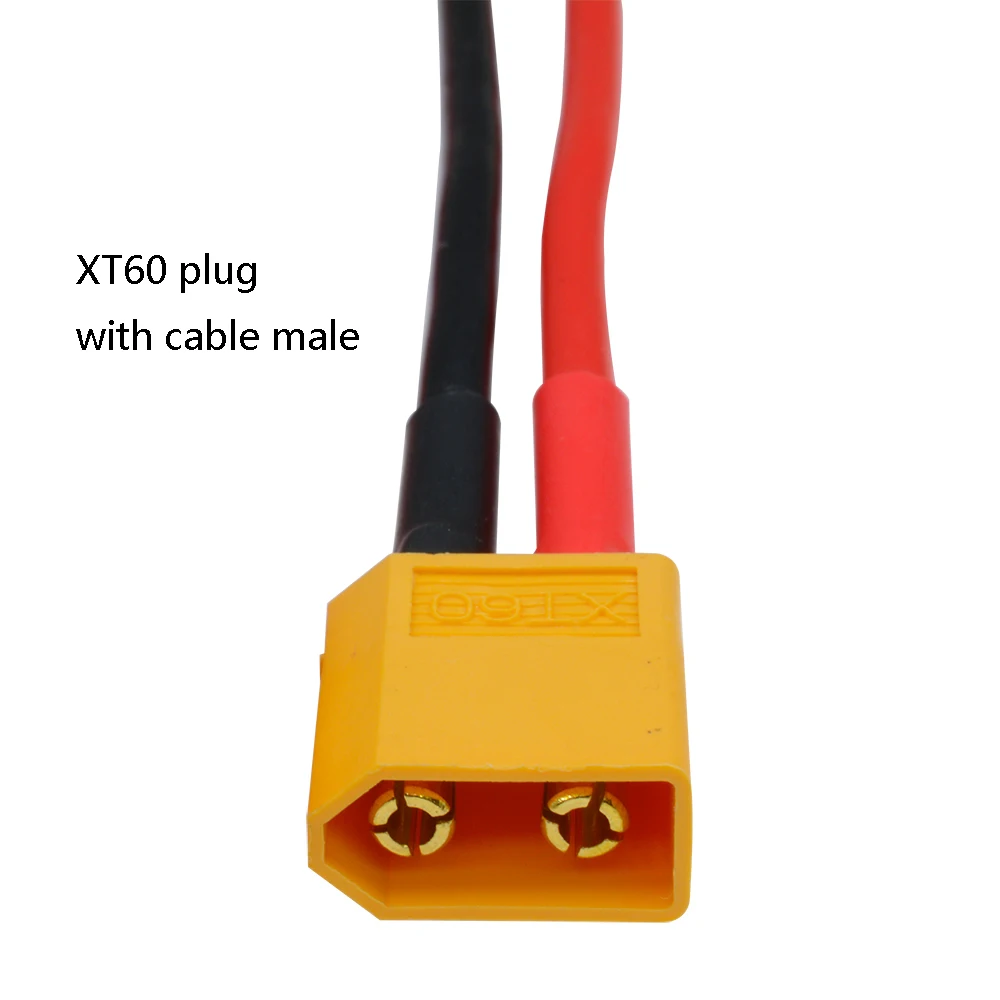 XT60 XT-60 мужские женские разъемы цилиндрические с силиконовым проводом 14 AWG для