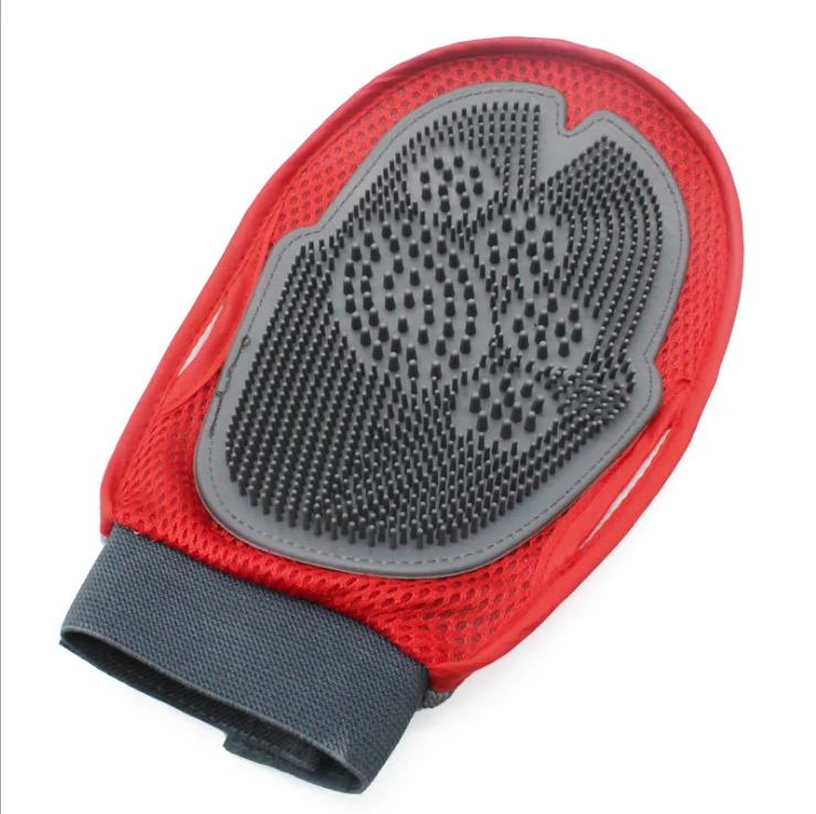 Comfortable Pet Animal Grooming Glove Dog Cat Comb Pin Brush for Medium to Long Hair Relax Muscles Bath Cleaning |