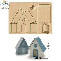 houses diy s1490 muyu wooden mold cutting scrapbook dies cutting suitable for general purpose medium sized machinesin the market