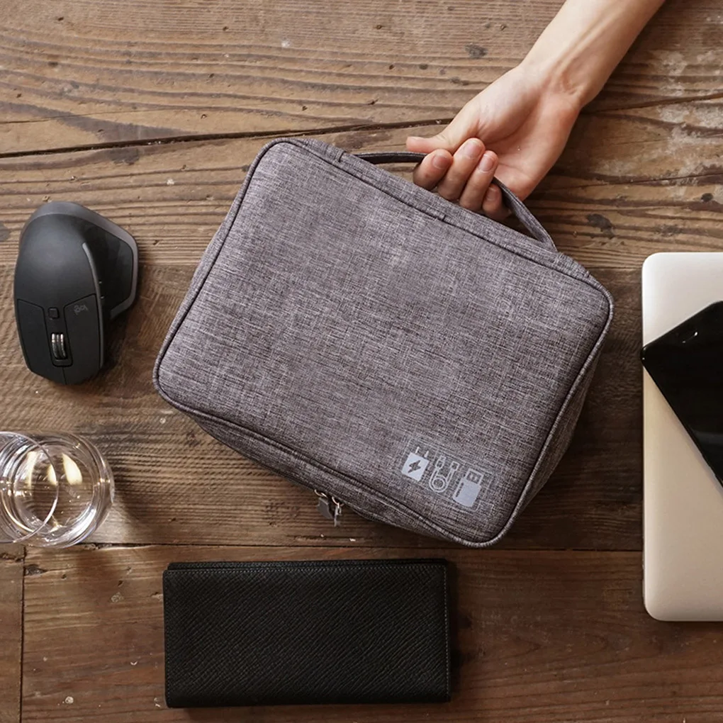Дорожный органайзер для кабеля сумка аксессуары электроники чехол хранения usb