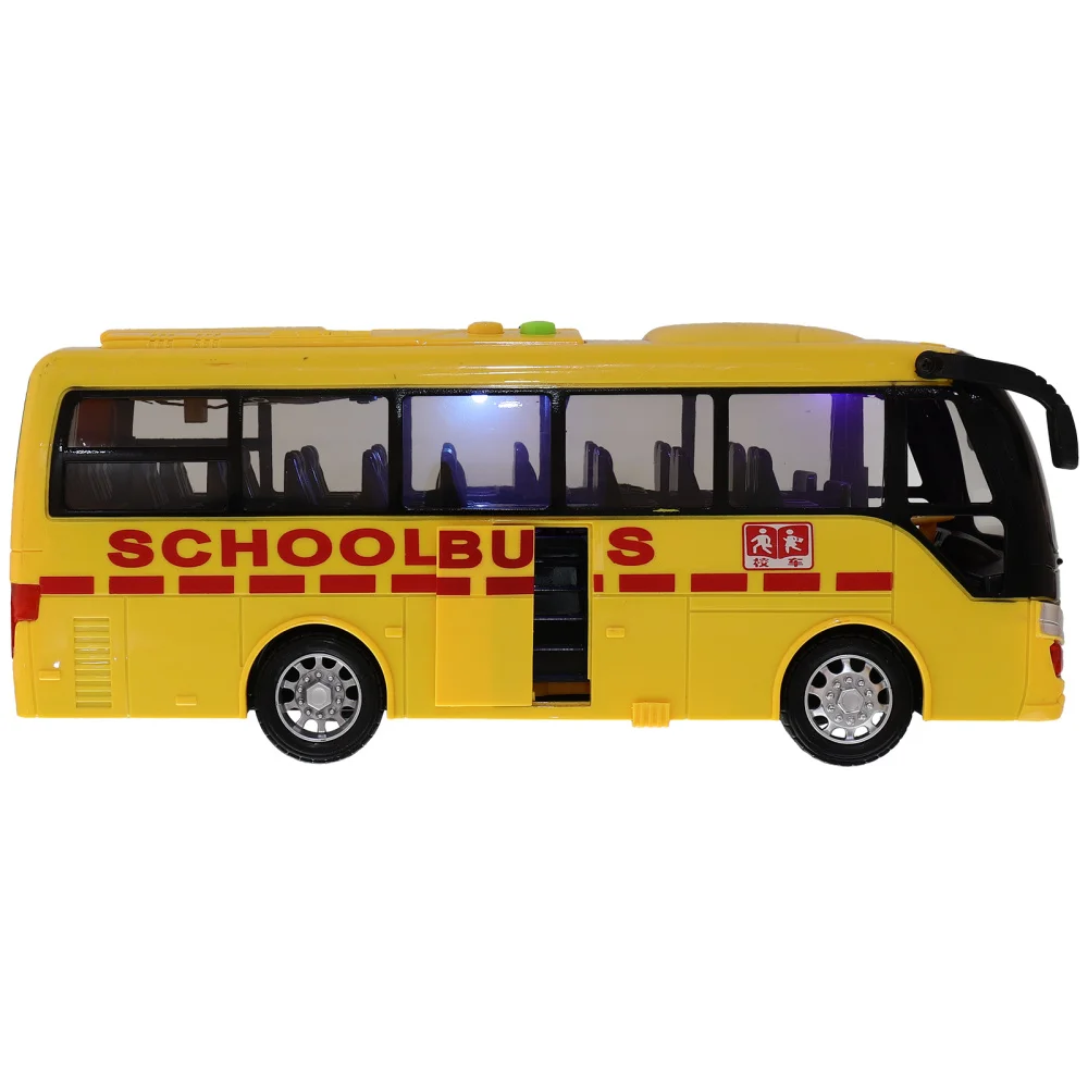 

School Bus Model Vehicle Toys Early Educational Toys Vehicle Toys (Yellow)