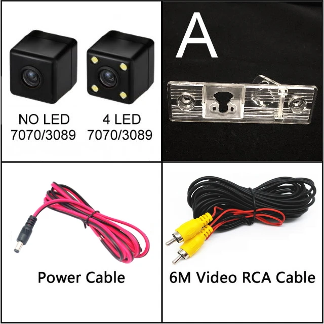 6M wired Camera Для Chevrolet Lacetti/Matiz/Nubira/Cruze HD CCD Автомобильная камера заднего вида, парковочная камера заднего вида, ночное видение - Название цвета: 6M wired Camera