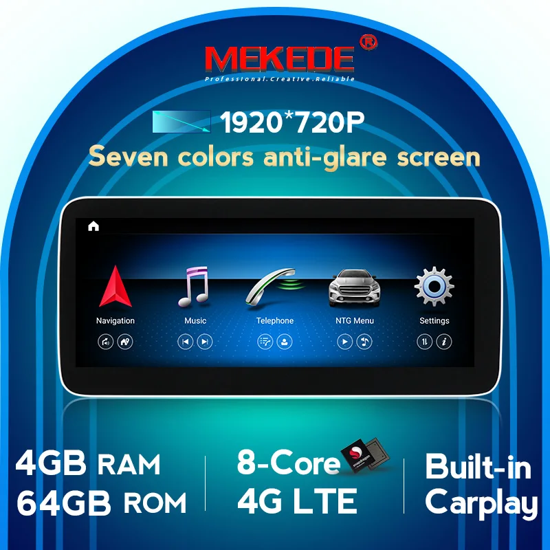 

Автомобильный мультимедийный плеер Mekede N600, для Mercedes Benz A CLA GLA класса 2013-2018, Android 10, с навигацией, Qualcomm 8 ядер, 4 Гб + 64 ГБ