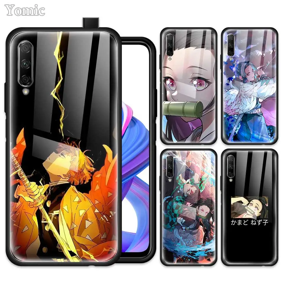 Демон убийца Kimetsu без Yaiba чехол для Huawei Честь 8X 9X 10 Lite 20 V30 Pro Y6 Y7 Y9 Nova 5 6