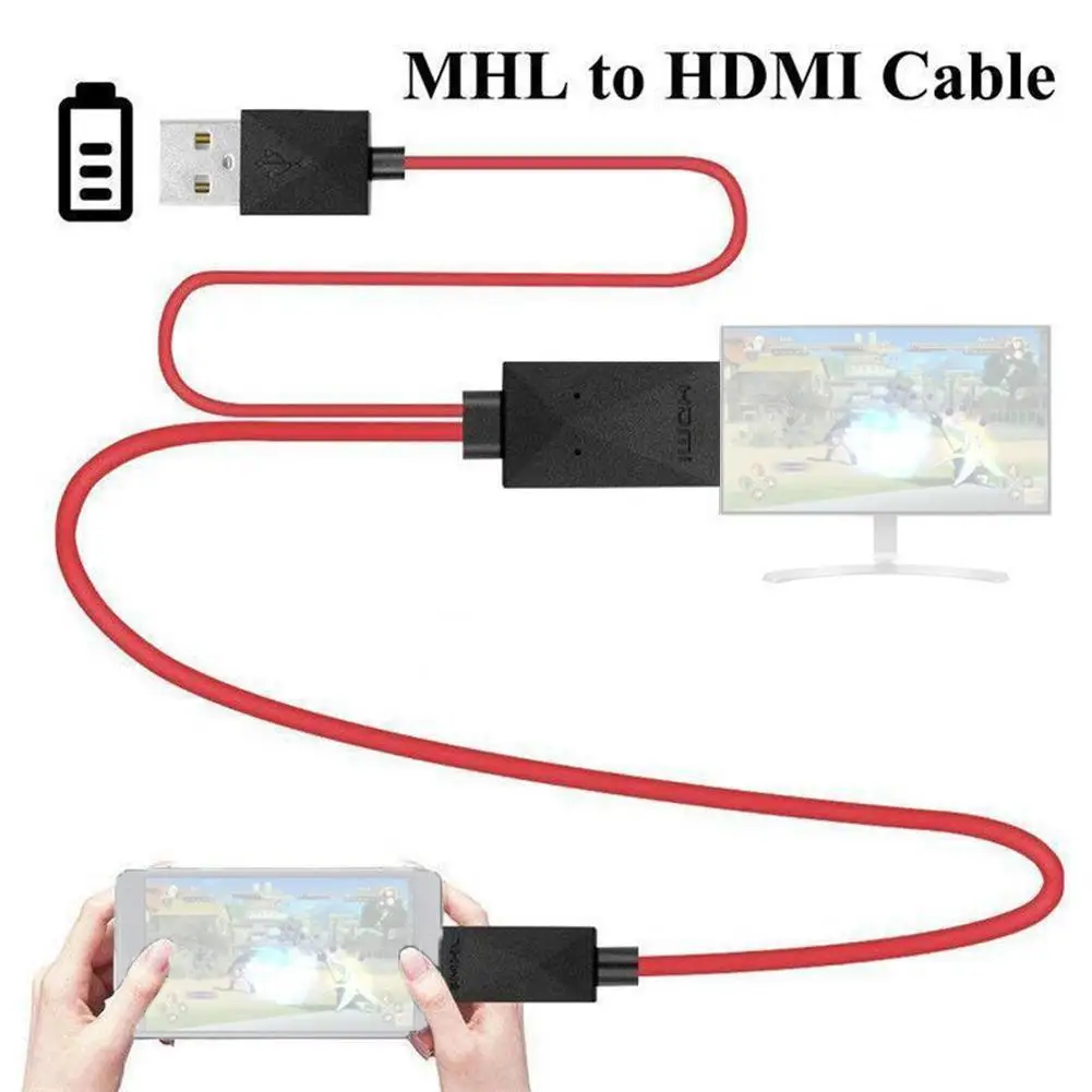 1 м 1080p HDTV Цифровой AV адаптер Hdmi совместимый кабель Usb 2 0 кодовый видео HD конвертер