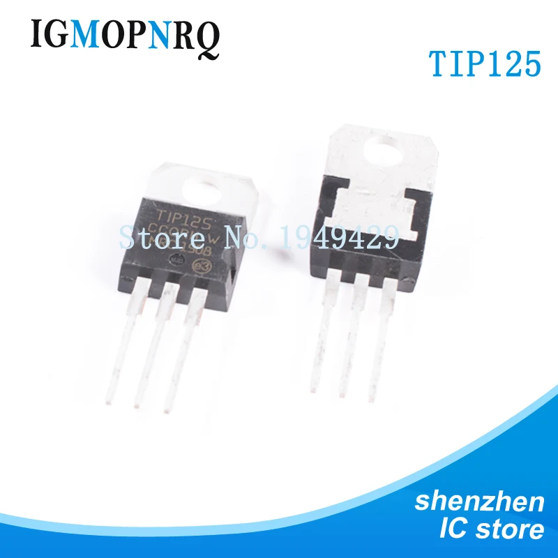 

10 шт. TIP125 TIP125 TO-220 транзистор PNP Darlington Новинка