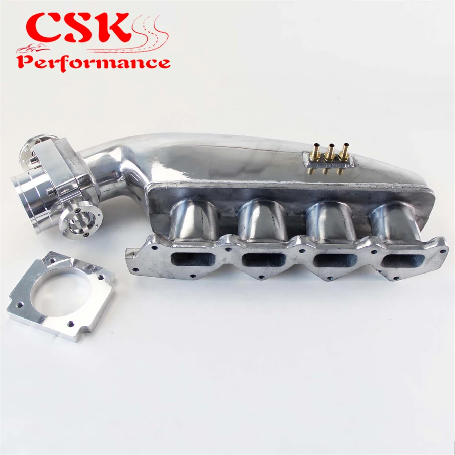 Впускной коллектор + Универсальный корпус дроссельной заслонки 80 мм для Mitsubishi EVO 1