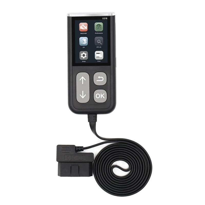 Новый OBD2 считыватель кодов двигателя EOBD OBDII профессиональный диагностический