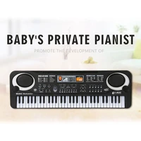 61 keys electronic organ digital piano keyboard with microphone kids children music toy