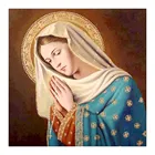 Религиозная, портретная, Дева Мэри Алмазная картина круглая полная дрель Nouveaute DIY мозаика вышивка 5D Вышивка крестиком домашний декор подарки