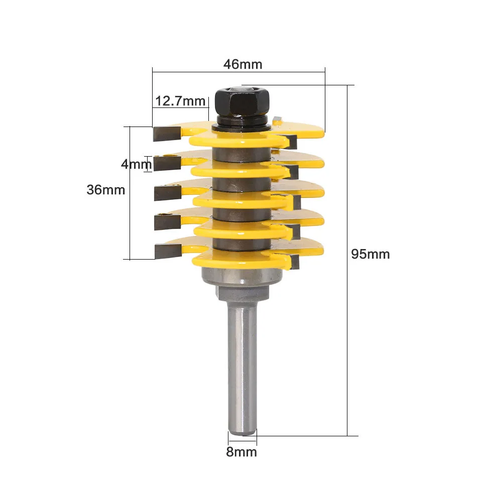 

Milling Cutter Tools Shank Bit Raised Panel Cabinet Door Router Bit Sets Rounded Corner Knives Engraving XHC88