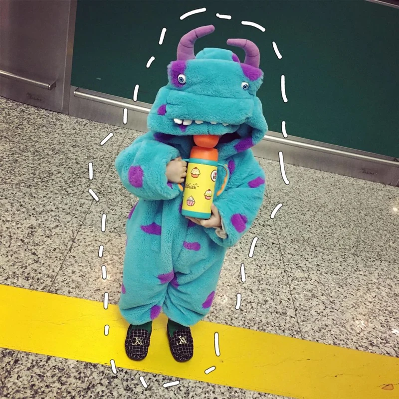 Детские комбинезоны для косплея Костюм Салли James P. Карнавальное Новогоднее