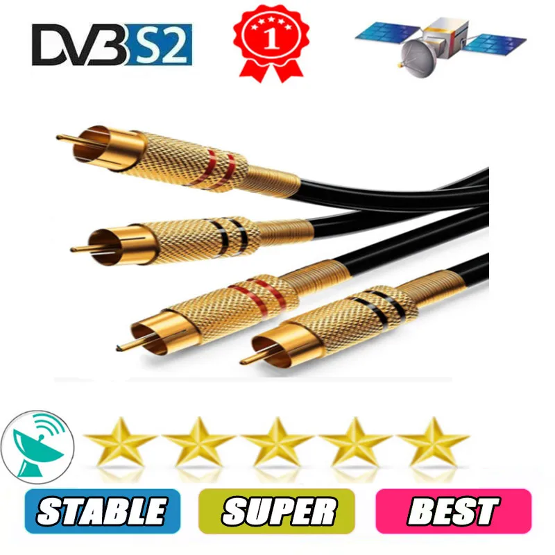 

Europe The Most Stable For Satellite tv Receiver AV Cable HD DVB-S2 Support V7S V9 Super V8 NOVA