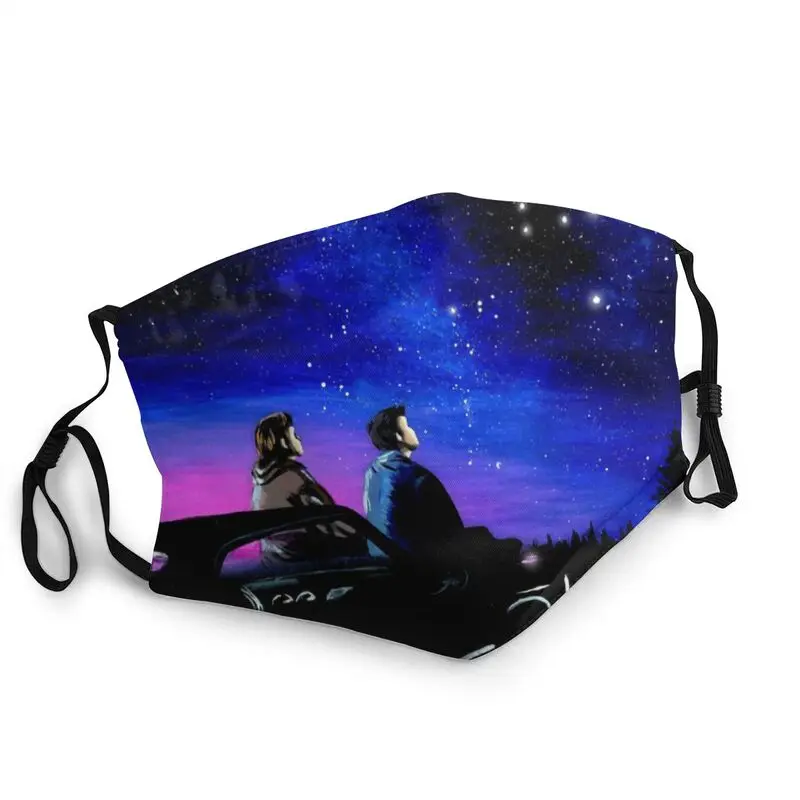 

Non-Disposable Supernatural Mouth Face Mask Adult TV Mask Men Anti Haze Dustproof Protection Respirator Muffle