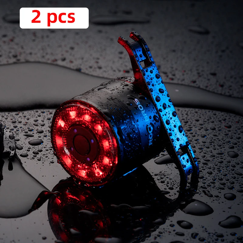 

Bike Tail Light Bicycle Rear Light Cycling USB Charging Waterproof Rear Light 7 Color Bike Accessories Q1