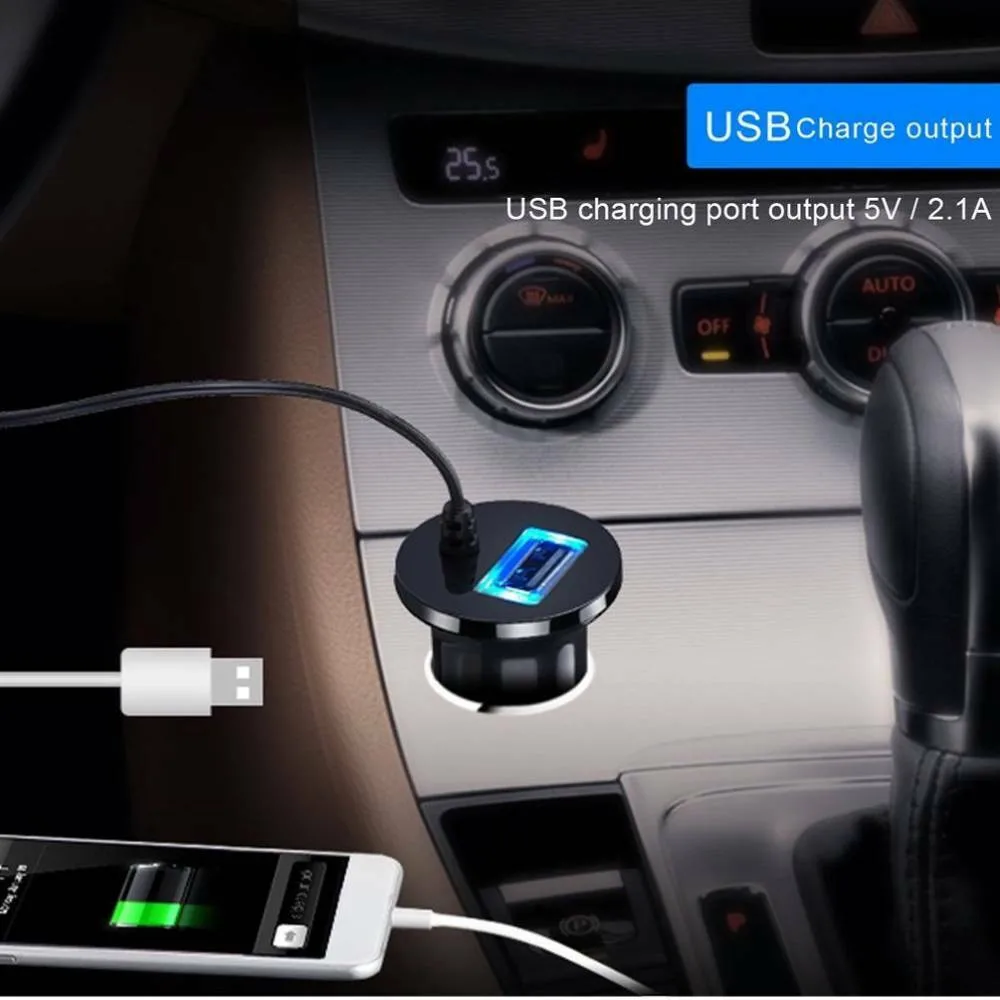 

Bluetooth Audio Receiver Car MP3 Player AUX Adapter USB Charger FM Transmitter Car Bluetooth Player