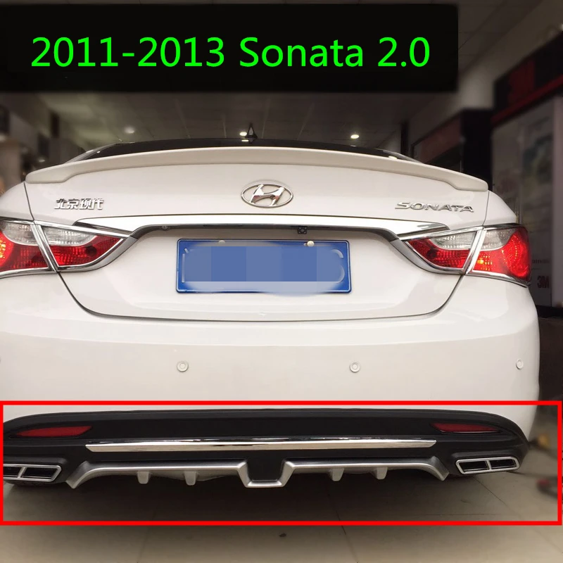Спойлер для Hyundai Sonata 2011 2013 задний спойлер 8 ABS диффузор переднего бампера защитные