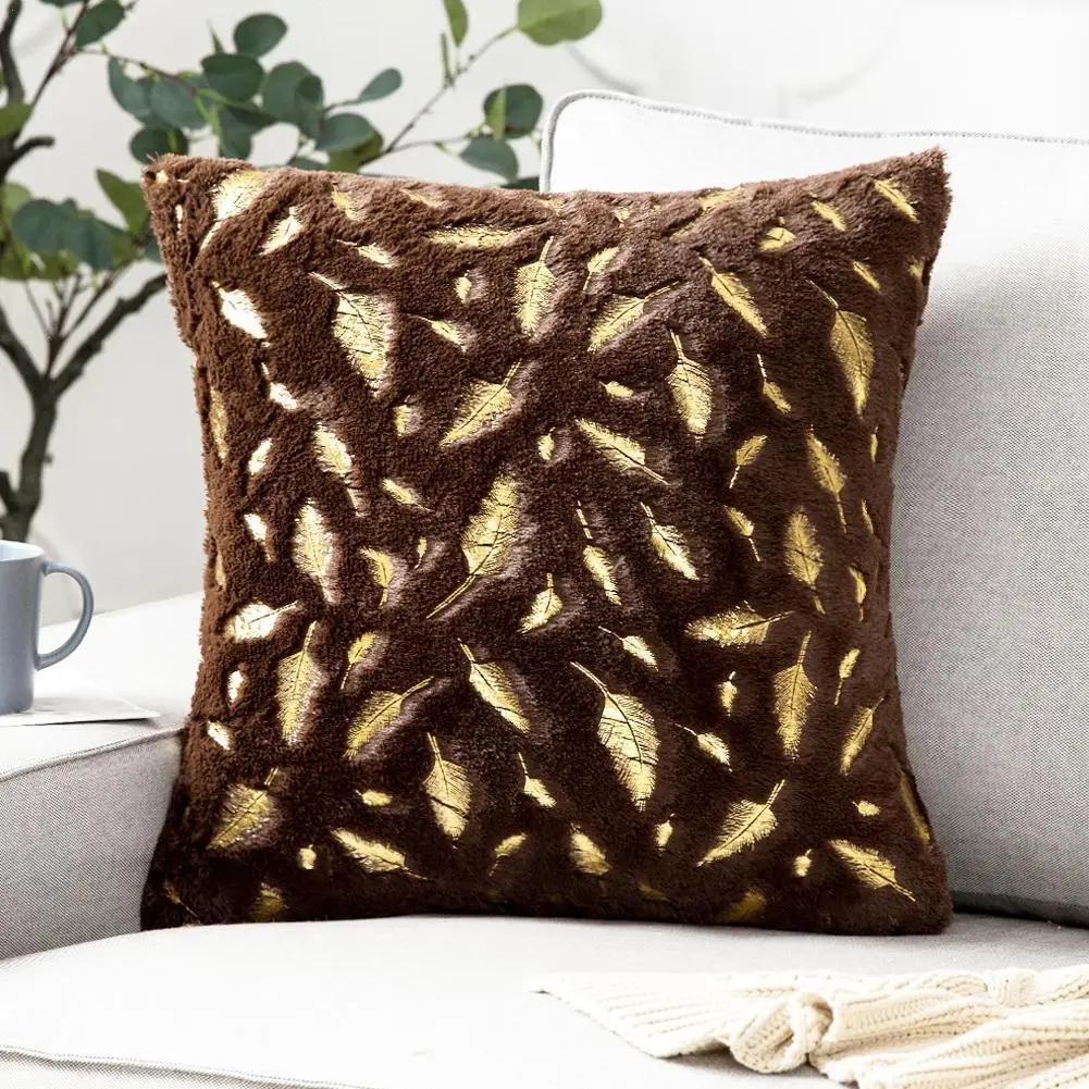 

Soft Plush Cushion Cover Decorative Pillows Cover Fur Case Seat Home Sofa Bed RPillow Decorative Room Pillowcase Deco Decor O2T3
