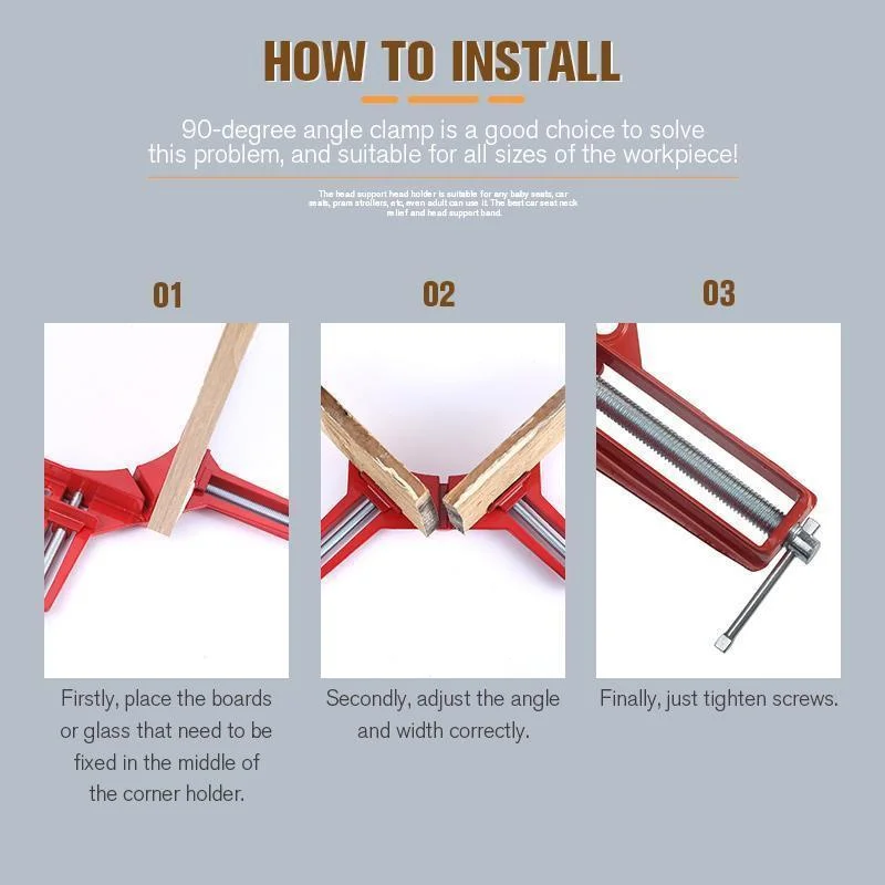 Угловой зажим под прямым углом 90 градусов угловой для фоторамки угловые зажимы 100