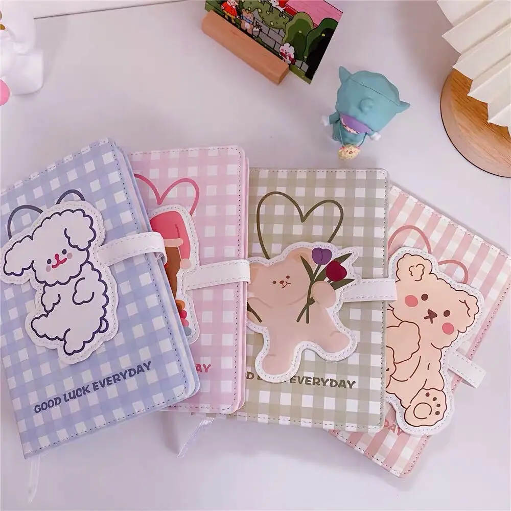 MINKYS Новое поступление А5/А6 Kawaii PU Медведь Дневник Журнал блокнот планировщик