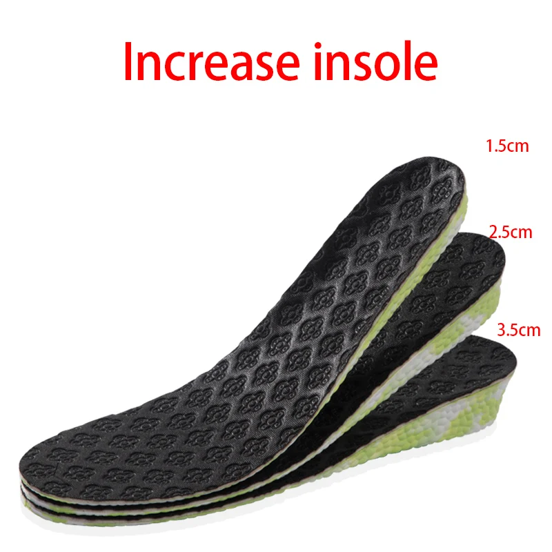 

Invisible Height Increased Insoles Heel Pads Orthopedic Insoles Soft Anti-slip Foot Insoles 1/2/3cm Lift Insole Dress In Socks