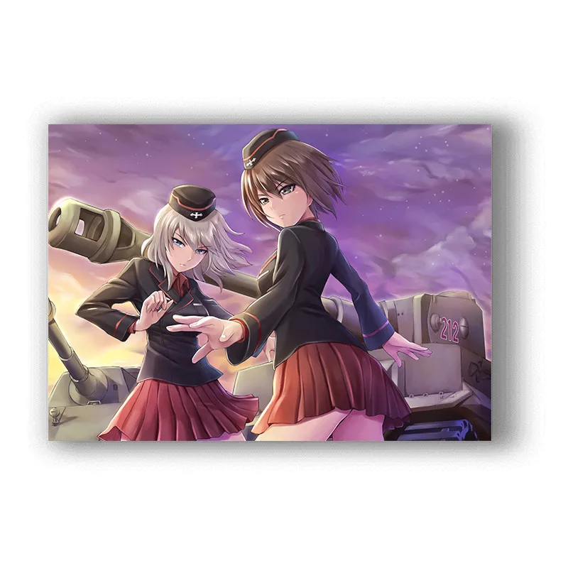 Плакаты и принты в виде Танков для девушек из фильма бумага с белым покрытием