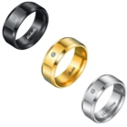 Гравировка букв, слов, искусственная кожа, золото, серебро, черный, на заказ, 8 мм, квадратный кристалл, кольцо, ювелирные изделия, подарок на день рождения