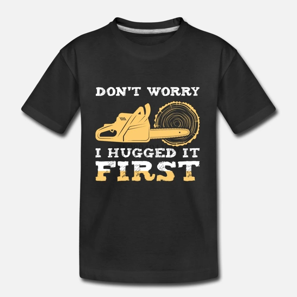 Мужская футболка лесоруб не беспокойся я обнял его первый футболки женская