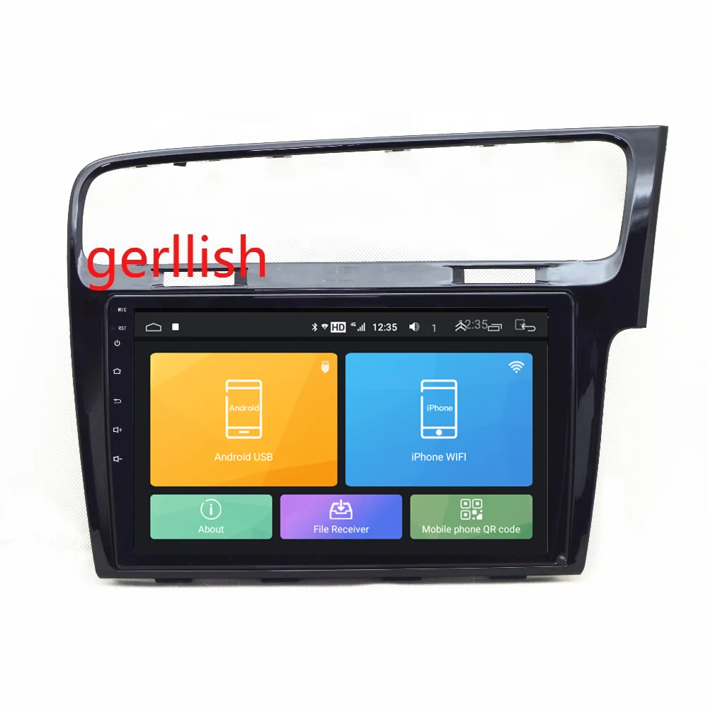 Android автомобильный Радио стерео Мультимедиа dvd плеер для Volkswagen Golf 7 правая рука