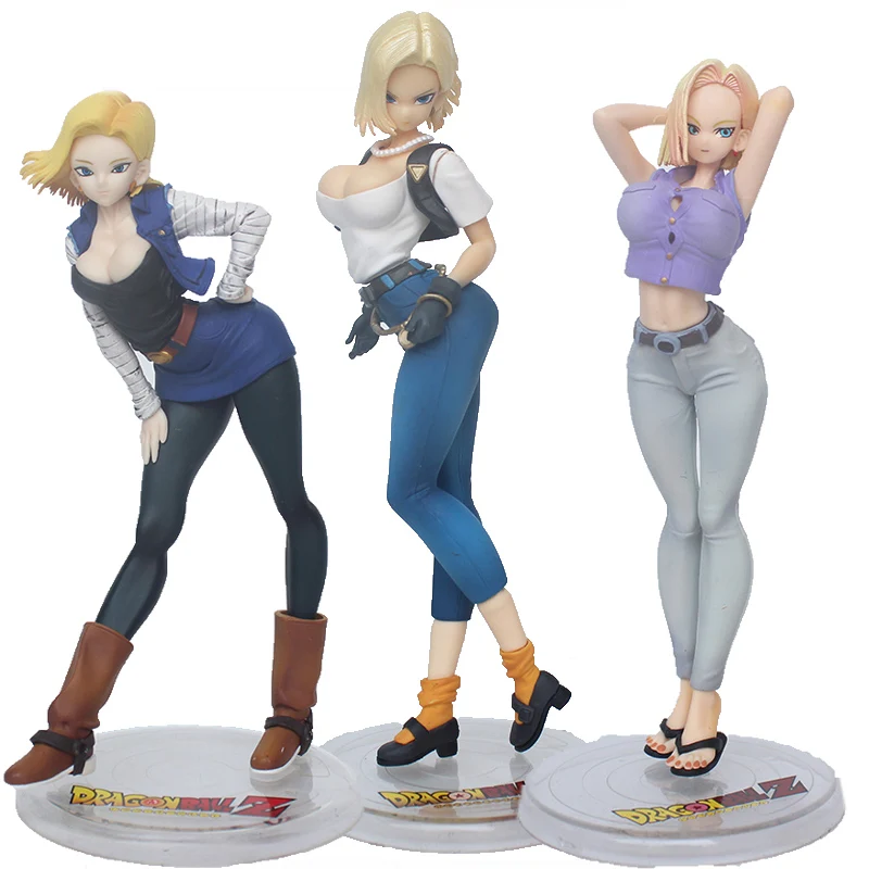 3styel Dragon Ball Z Сексуальная Android 18 лазурит Стрекоза фигурка игрушки коллекция кукла рождественский подарок
