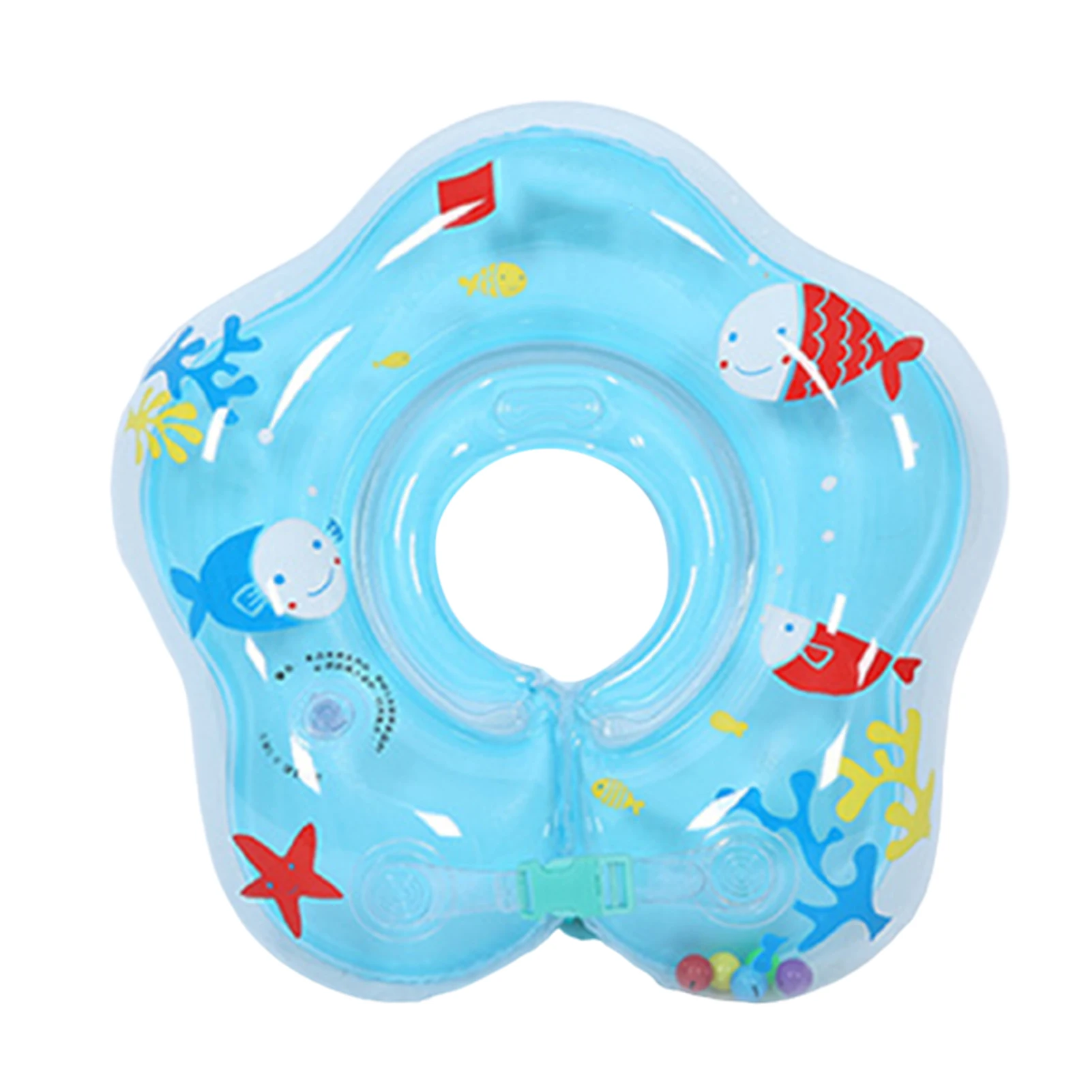 

Baby Swimming Ring Safety Adjustable Double Airbags Anti-Backward Neck Ring Portable Swimming Tool ALS88