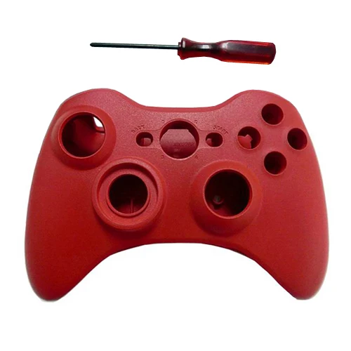 OSTENT сменный корпус и кнопка Комплект для microsoft Xbox 360 беспроводной контроллер - Цвет: Красный