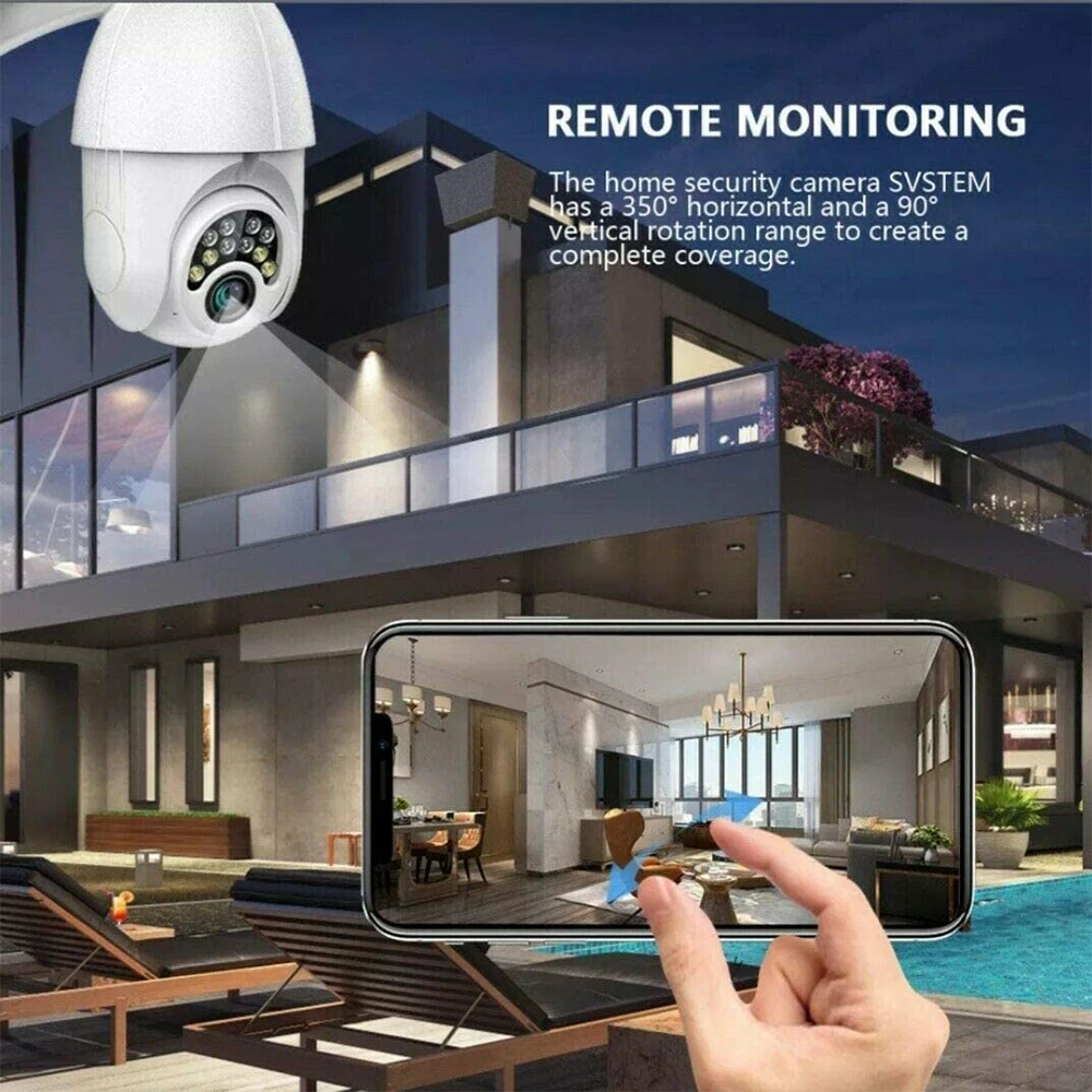 IP камера купольная 2 МП PTZ 1080P водонепроницаемая|Камеры видеонаблюдения| |