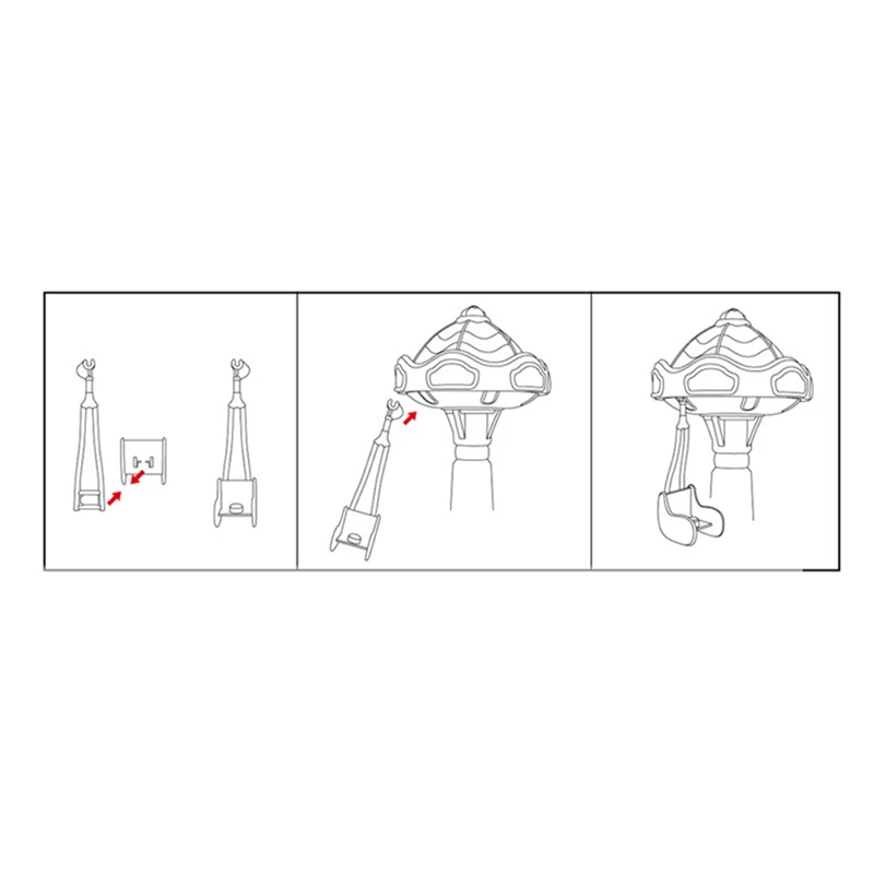 

Rotating Swing Light and Music Playground Ferris Wheel Friends Park Girl Figures City Toys for Children Gift