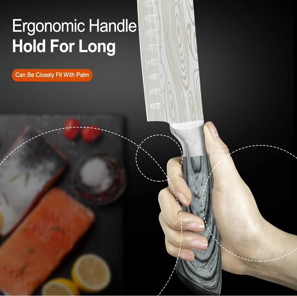 XYj набор кухонных ножей шеф повара инструментов лезвие из нержавеющей стали с